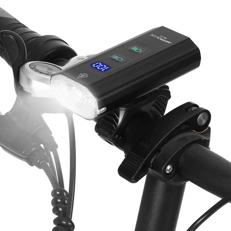 Nagy fényerejű, aksis kerékpár lámpa az Atroluxtól 9