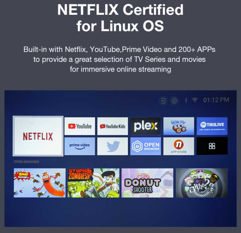 Netflix FHD támogatással jön az újabb BlitzWolf projektor 5