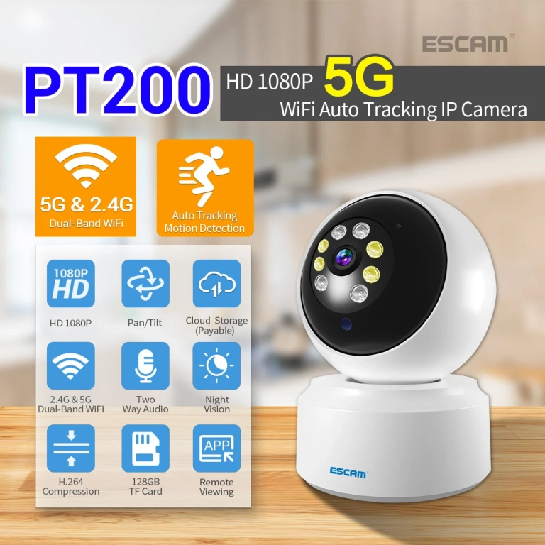 13 dollár az Escam PT200 biztonsági kamera 2