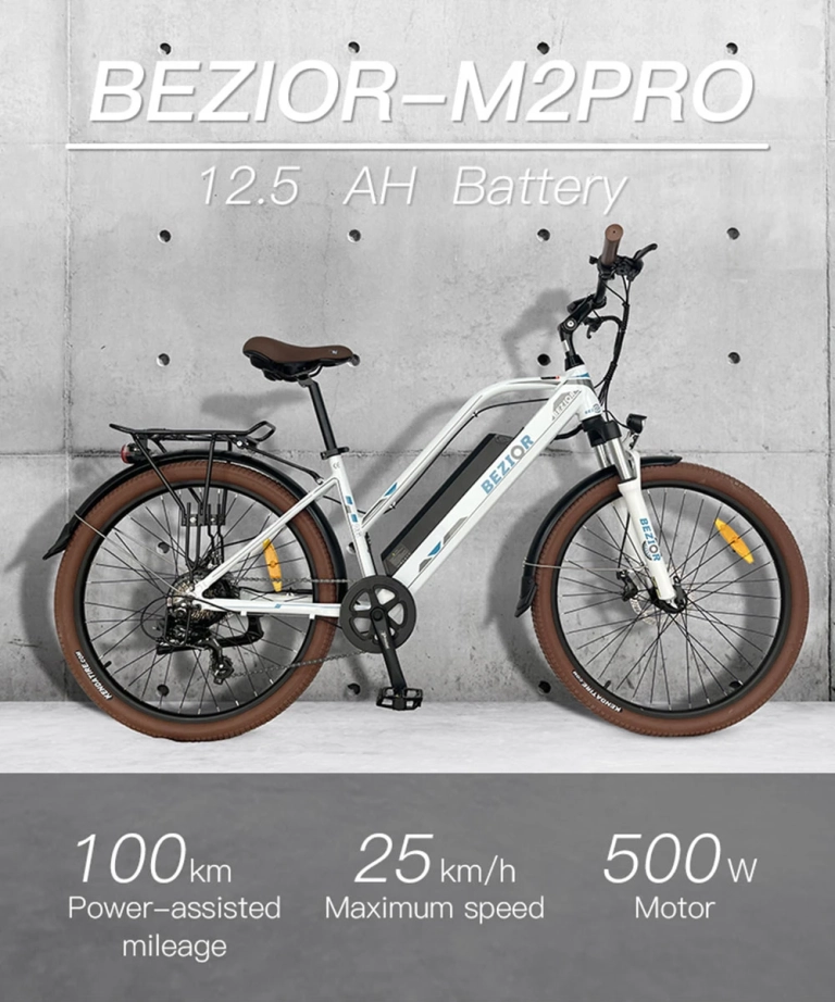 Érdekes elektromos bringa jelent meg Bezior M2 Pro néven 9