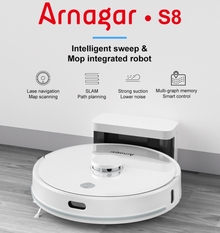 Szervezd ki a takarítást Arnagar robotporszívóval 8