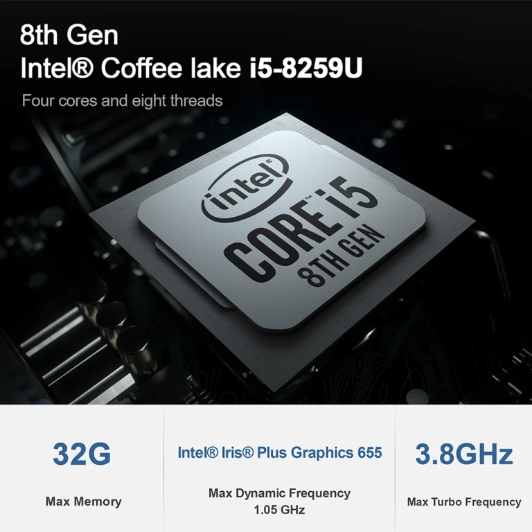 8. generációs Intel i5-ös mini PC rekord áron, limitáltan 4