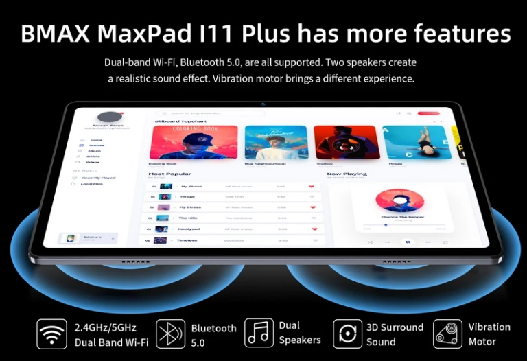 A Bmax I11 Plus tablet lényegesen olcsóbban rendelhető 7