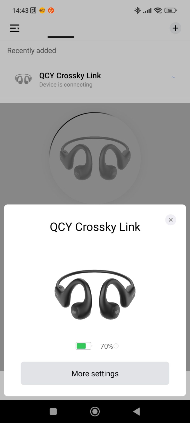 QCY Crossky nyitott hangsugárzós fülhallgató teszt 14