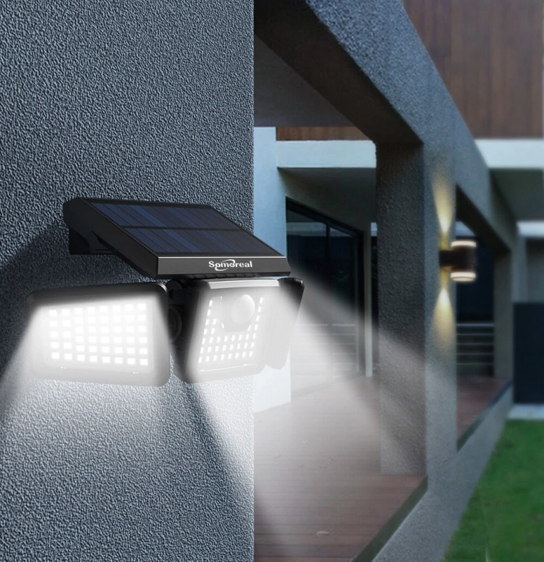 Akciós a Somoreal napelemes lámpa 128 darab LED-del 4