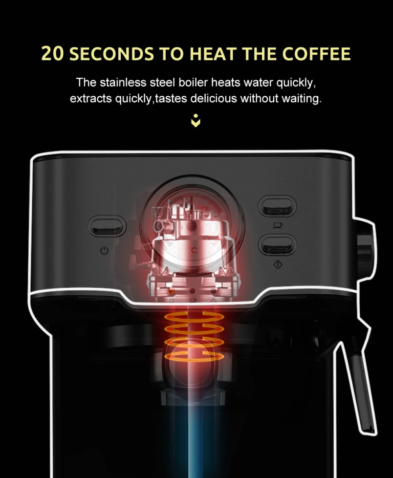 Hibrew H5 hőmérséklet-kijelzős kávéfőző olcsón 3