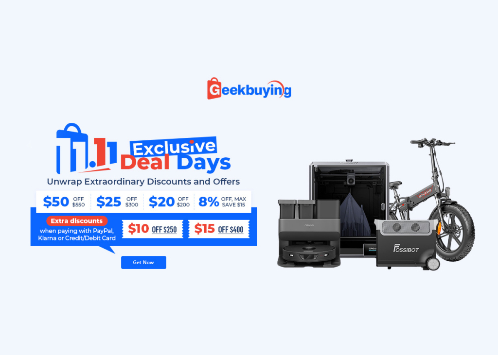 Elkezdődött a 11.11-es Big Sale a Geekbuyingon 1