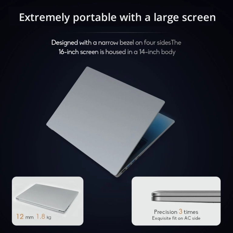 Ninkear N16 Pro notebook meglepően bika paraméterekkel 8