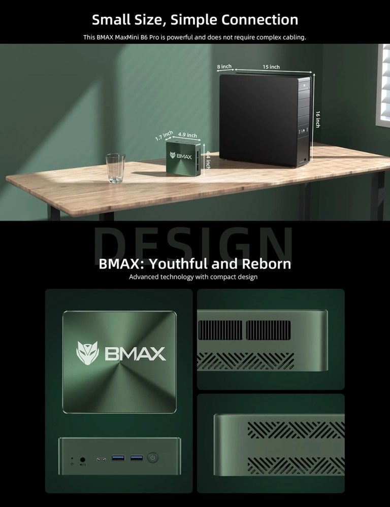 A Bmax B6 Pro mini PC ennyi pénzért nagyon erős 2