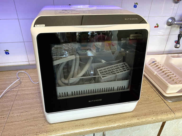 BlitzHome BH-CDW1 hordozható mosogatógép teszt 2