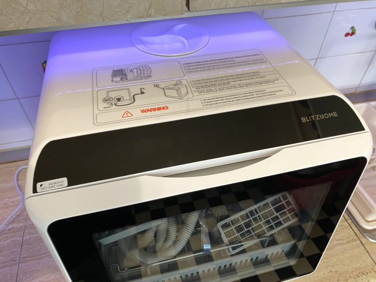 BlitzHome BH-CDW1 hordozható mosogatógép teszt 3