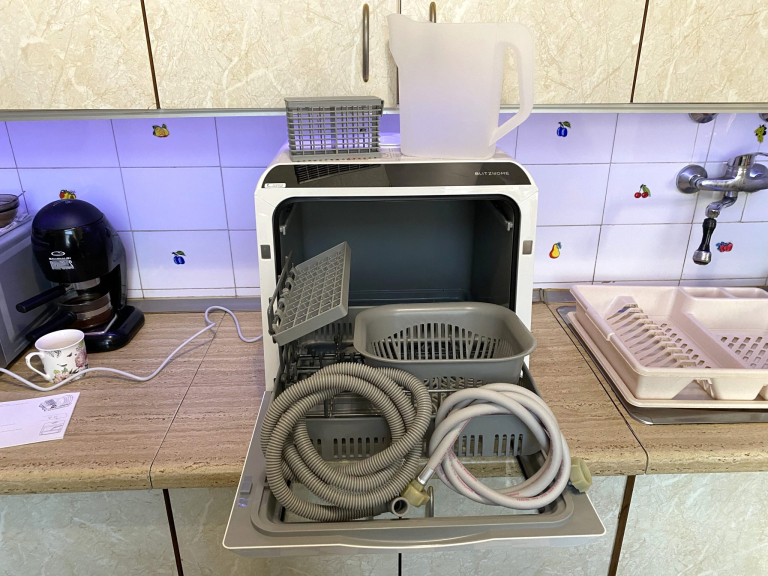 BlitzHome BH-CDW1 hordozható mosogatógép teszt 7