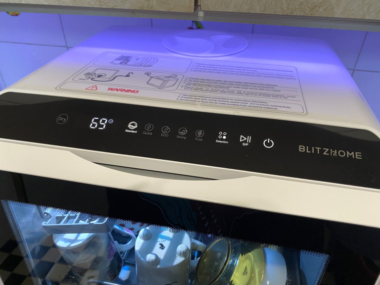 BlitzHome BH-CDW1 hordozható mosogatógép teszt 16