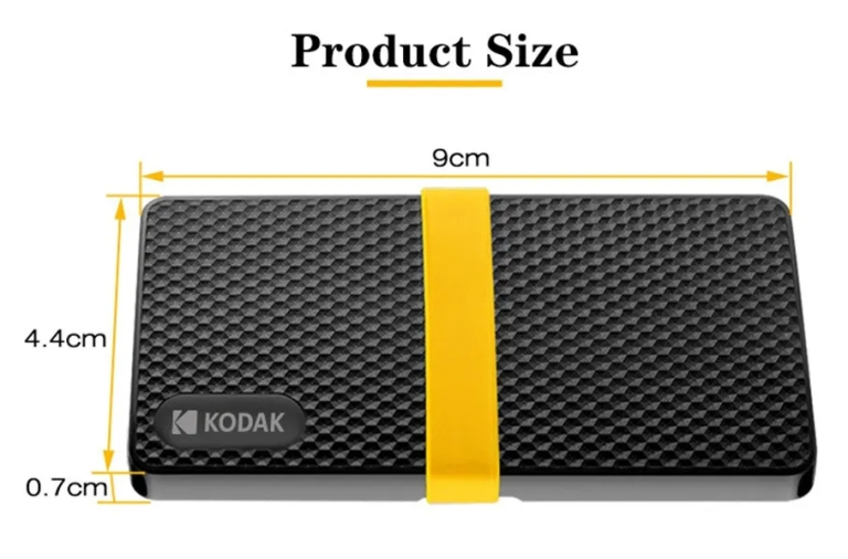 Ali szülinapon remek vétel a Kodak külső SSD 3