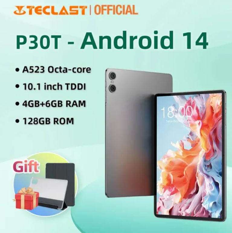 A Teclast P30T tablet már Android 14-et futtat 2