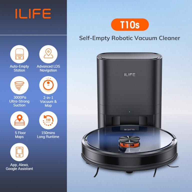 iLife T10s önürítős robotporszívó nagy igényekhez 2