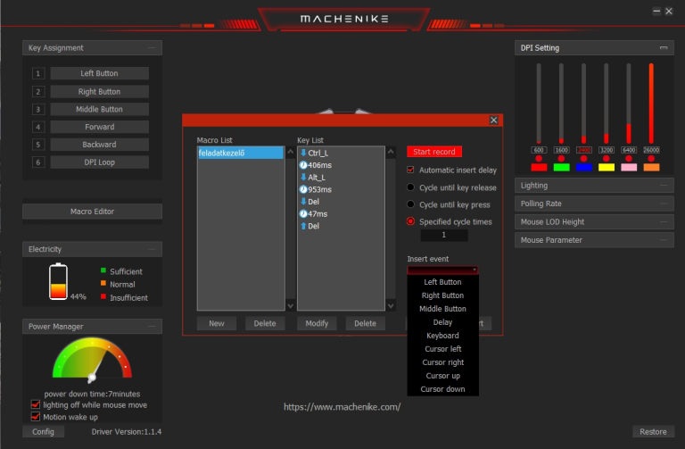 Machenike M7 Pro gamer egér teszt 26