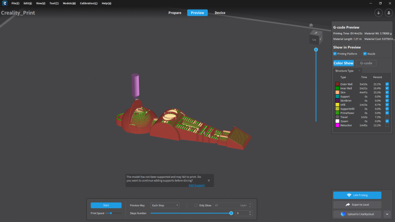 Creality K1 Max 3D nyomtató teszt 46