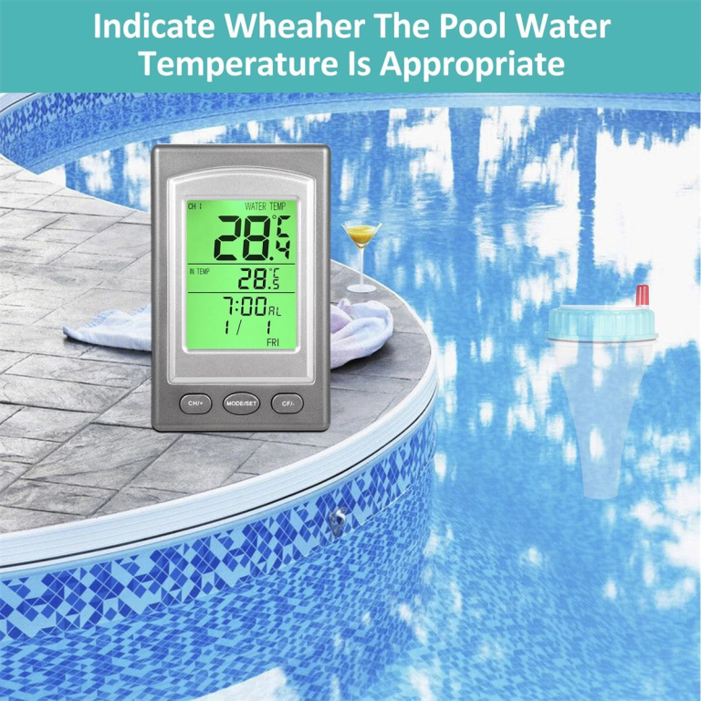 Készülj a nyárra napelemes medence hőmérővel 2