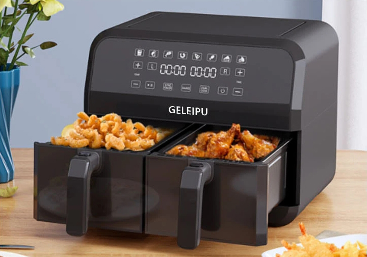 Dupla sütökossáral is olcsó a Geleipu DL8 air fryer 1