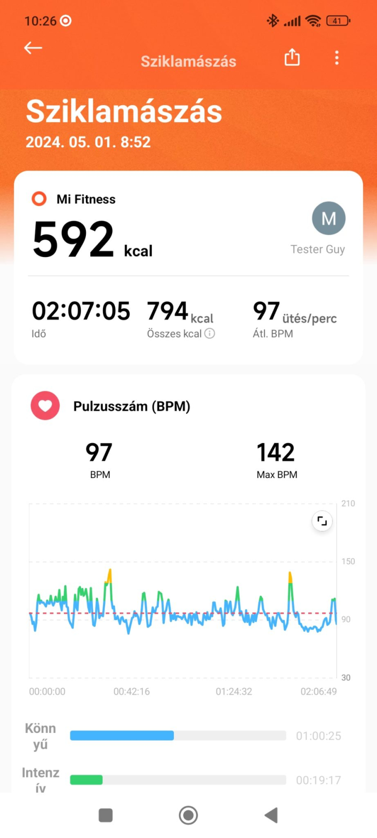 Xiaomi Smart Band 8 Pro aktivitásmérő teszt 29