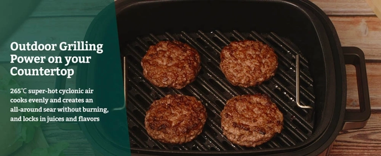 2 az 1-ben air fryer a Chefree műhelyéből 9