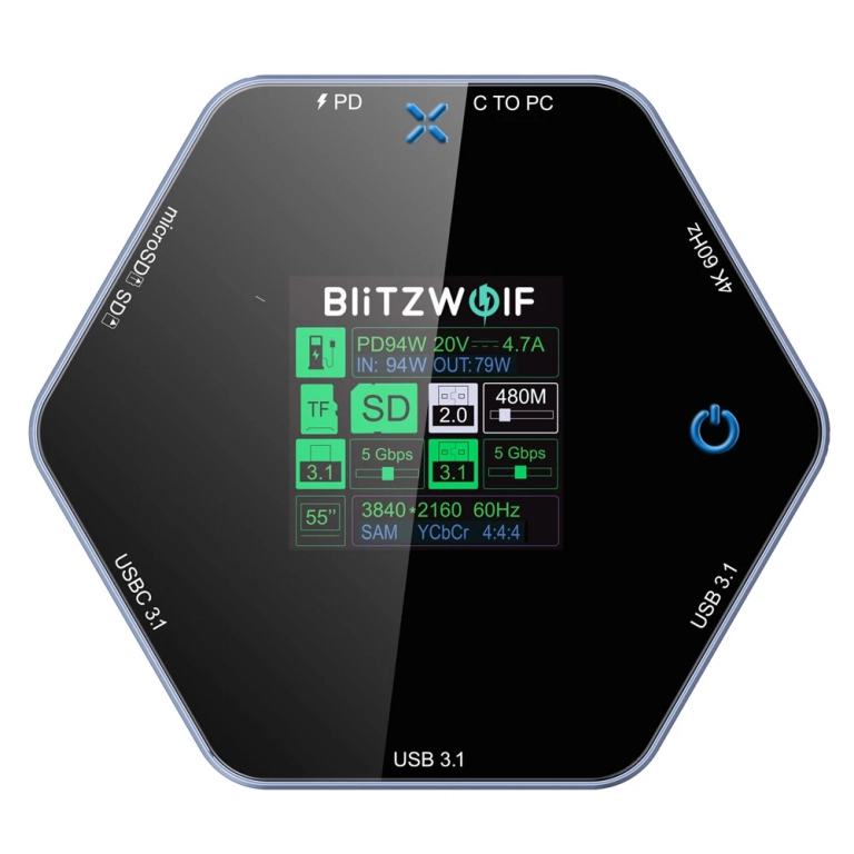 Új Type-C dokkolót adott ki a BlitzWolf, meglepő tudással 7