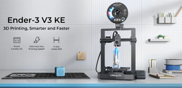 Creality Ender 3 V3-KE 3D nyomtató teszt 48