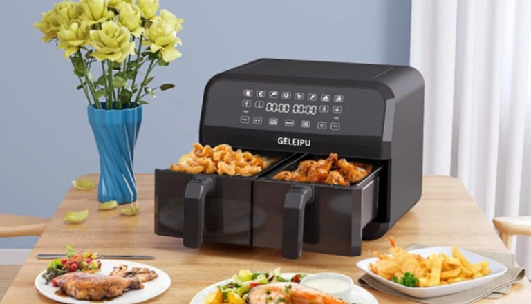 Sosem volt még ilyen jó áron duplakosaras air fryer