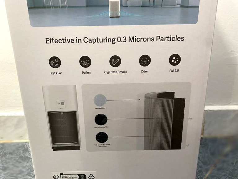 Xiaomi Smart Air Purifier 4 légtisztító teszt 17