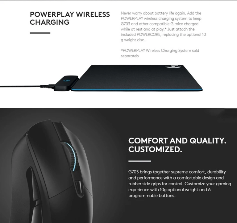 A Logitech G703 Geekbuyingról sokkal olcsóbb 4