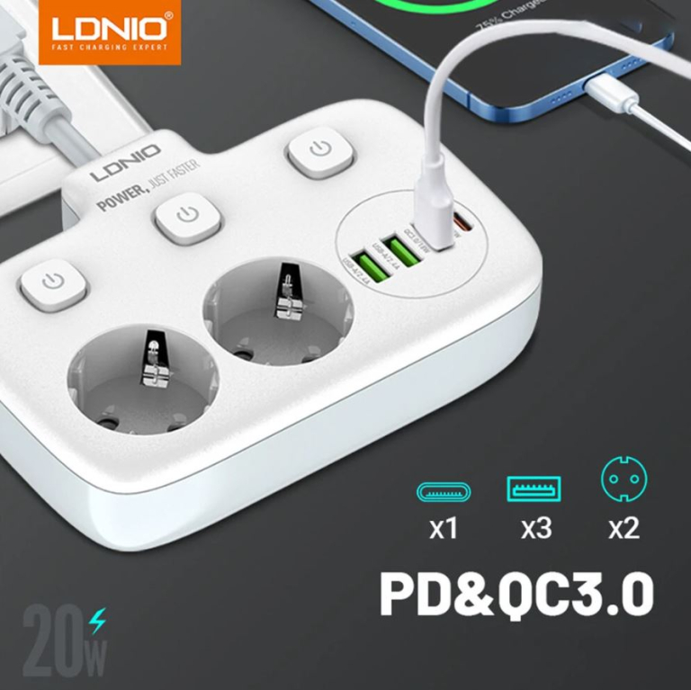 Az Ldnio elosztója QC3.0 és PD töltésre is képes 3