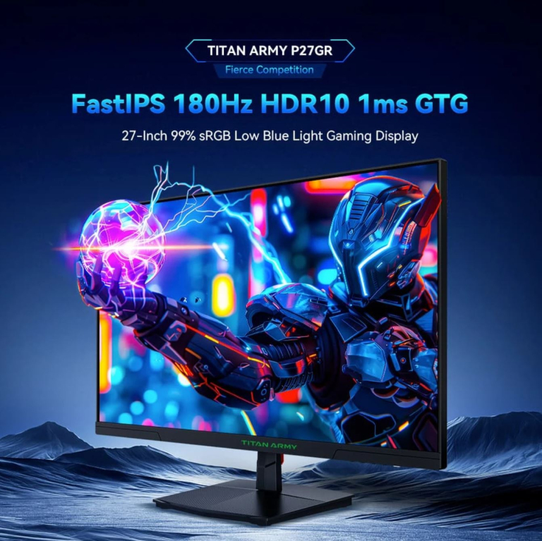 Titan Army márkájú gamer monitor újdonság 4