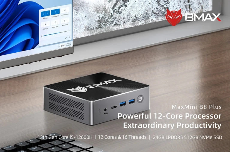 BMAX B8 Plus mini PC erős hardverrel, 125 000 Ft körül 7