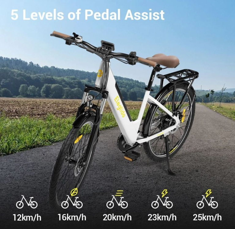 Napi tekeréshez ideális az Eleglide T1 Step-Thru e-bike 4