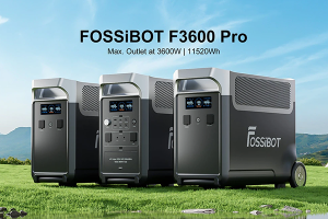 Fossibot F3600 Pro power station teszt