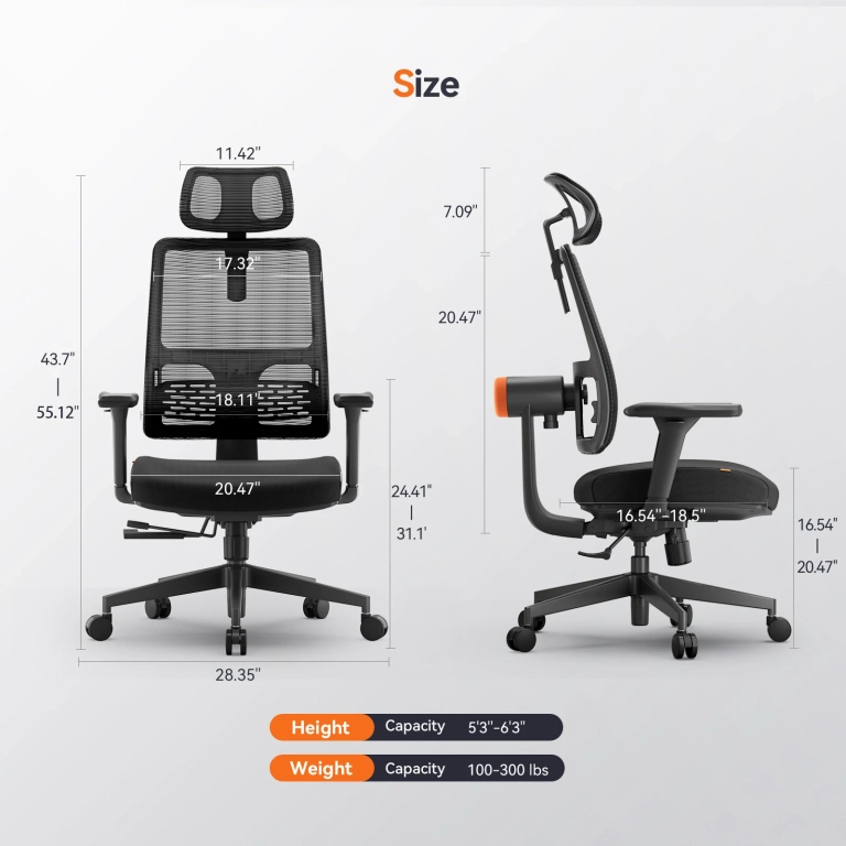 Szuper áron a Newtral MagicH002 ergonomikus szék 2