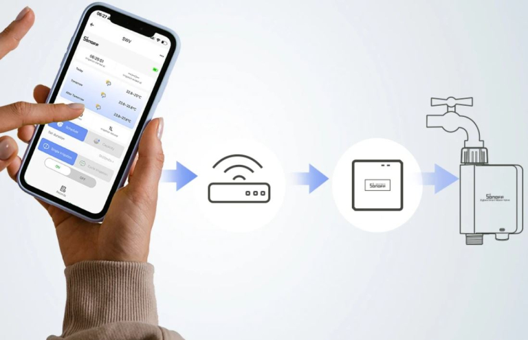 Sonoff SWV Zigbee: megoldás öntözéshez szezonvégi áron 7