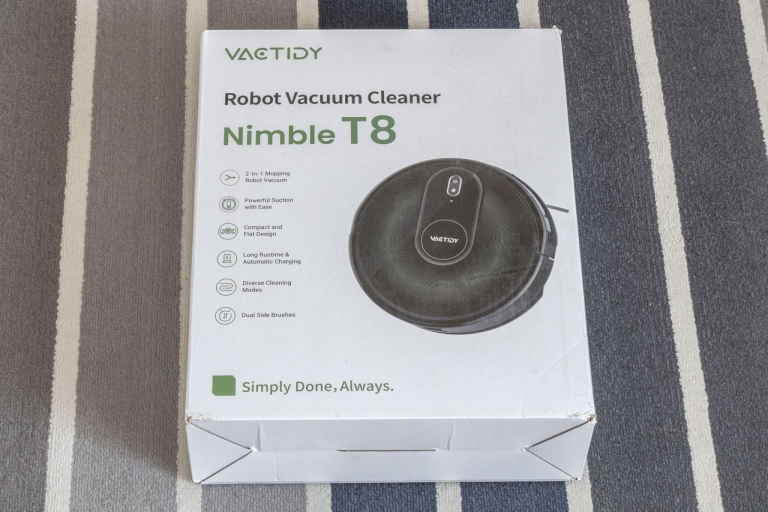 Vactidy Nimble T8 robotporszívó teszt 2