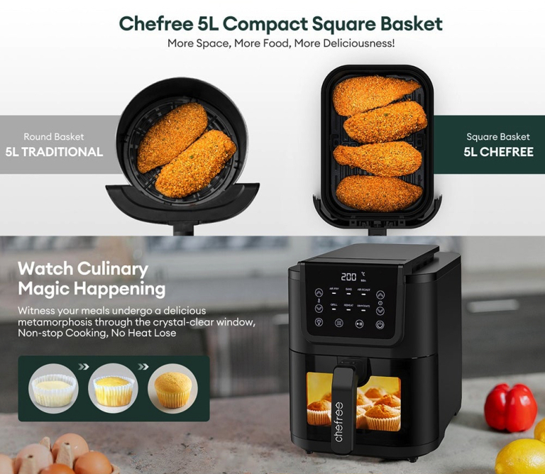 Chefree air fryer leárazások a Ranvee-nál 6