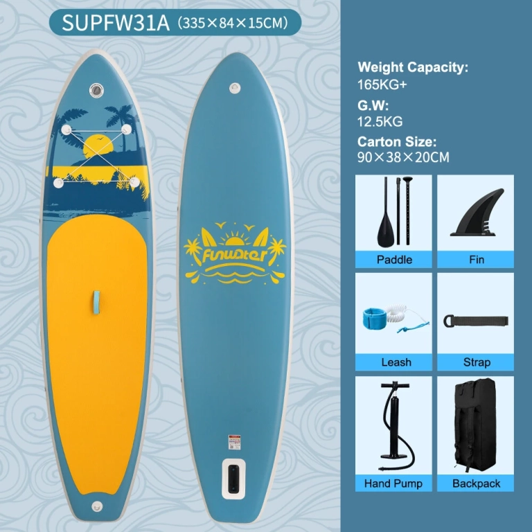 Ússz az árral a 335 cm-es Funwater SUP deszkával! 11