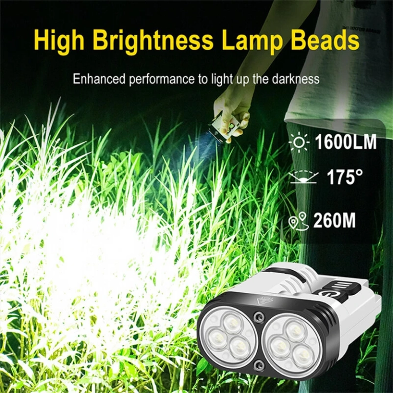 1600 lumenes LED-es mini kulcstartó zseblámpa 8700 Ft-ért 6