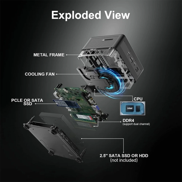 Helybitorló gépház helyett: Intel NUC 11 Mini PC 2