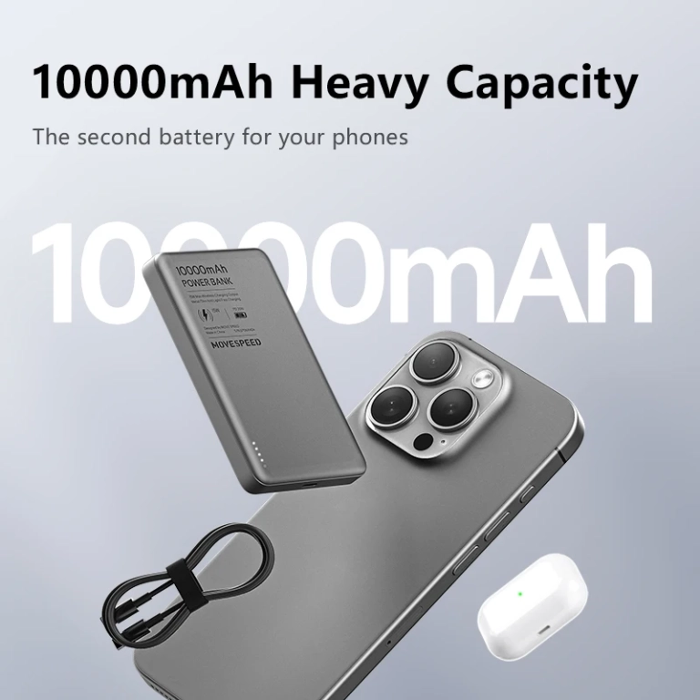 MOVESPEED S10 mágneses power bank 10 000 Ft alatt 2