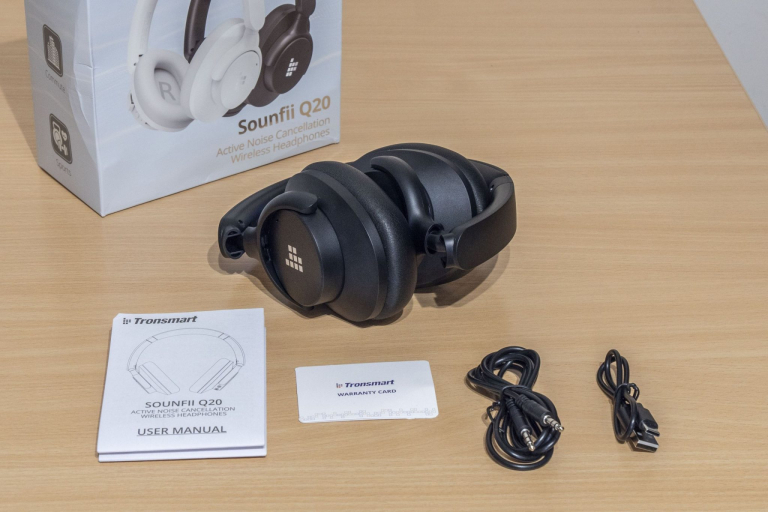 Tronsmart Sounfii Q20 fejhallgató teszt 3