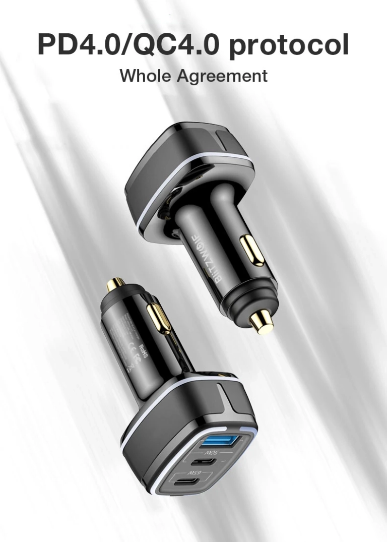 7200 Ft-ra kuponozható az új BlitzWolf BW-BC4 autós töltő 8