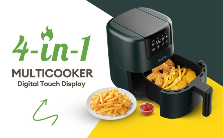 Most elég olcsó a CHEFREE AF300 air fryer 4