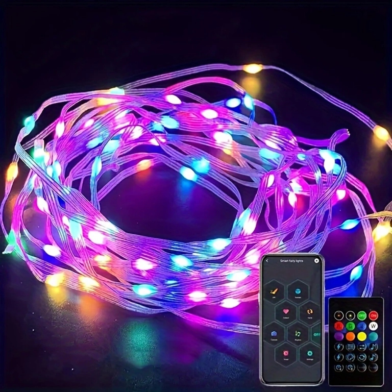 USB-s LED fényfüzér Bluetooth-vezérléssel 2400 Ft-tól 4