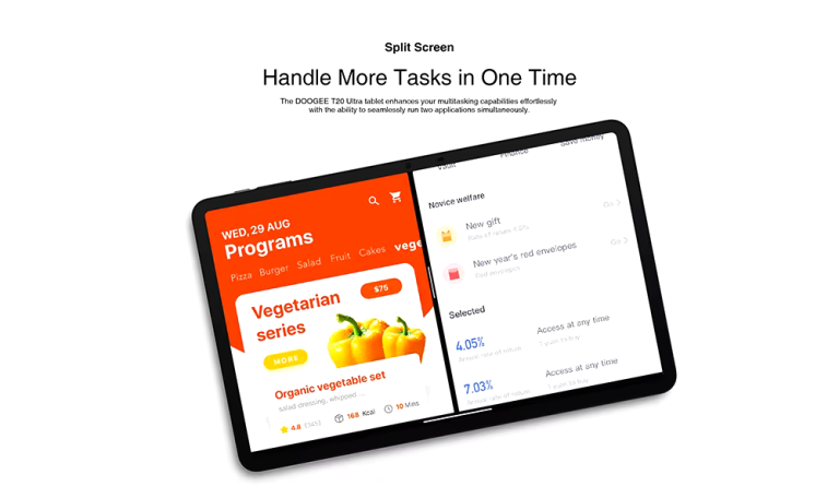 A Doogee T20 és T20 Ultra tablet bitang jó árral ékeskedik 6