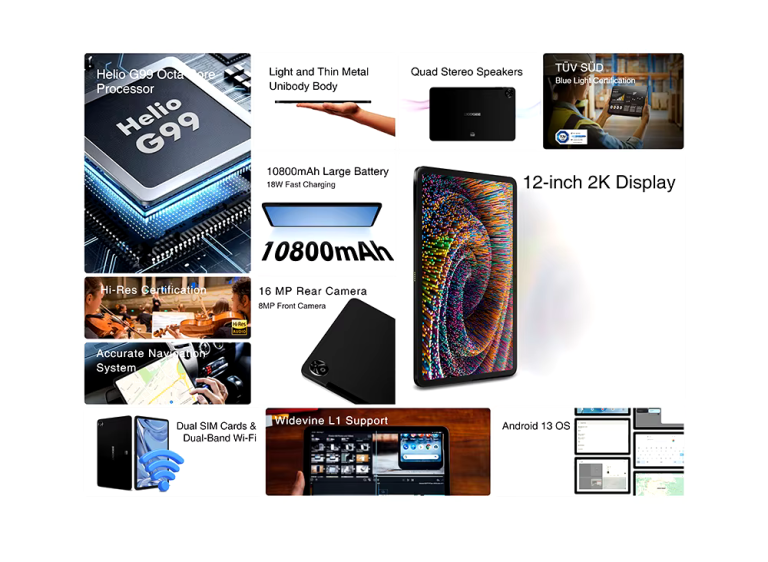 A Doogee T20 és T20 Ultra tablet bitang jó árral ékeskedik 7